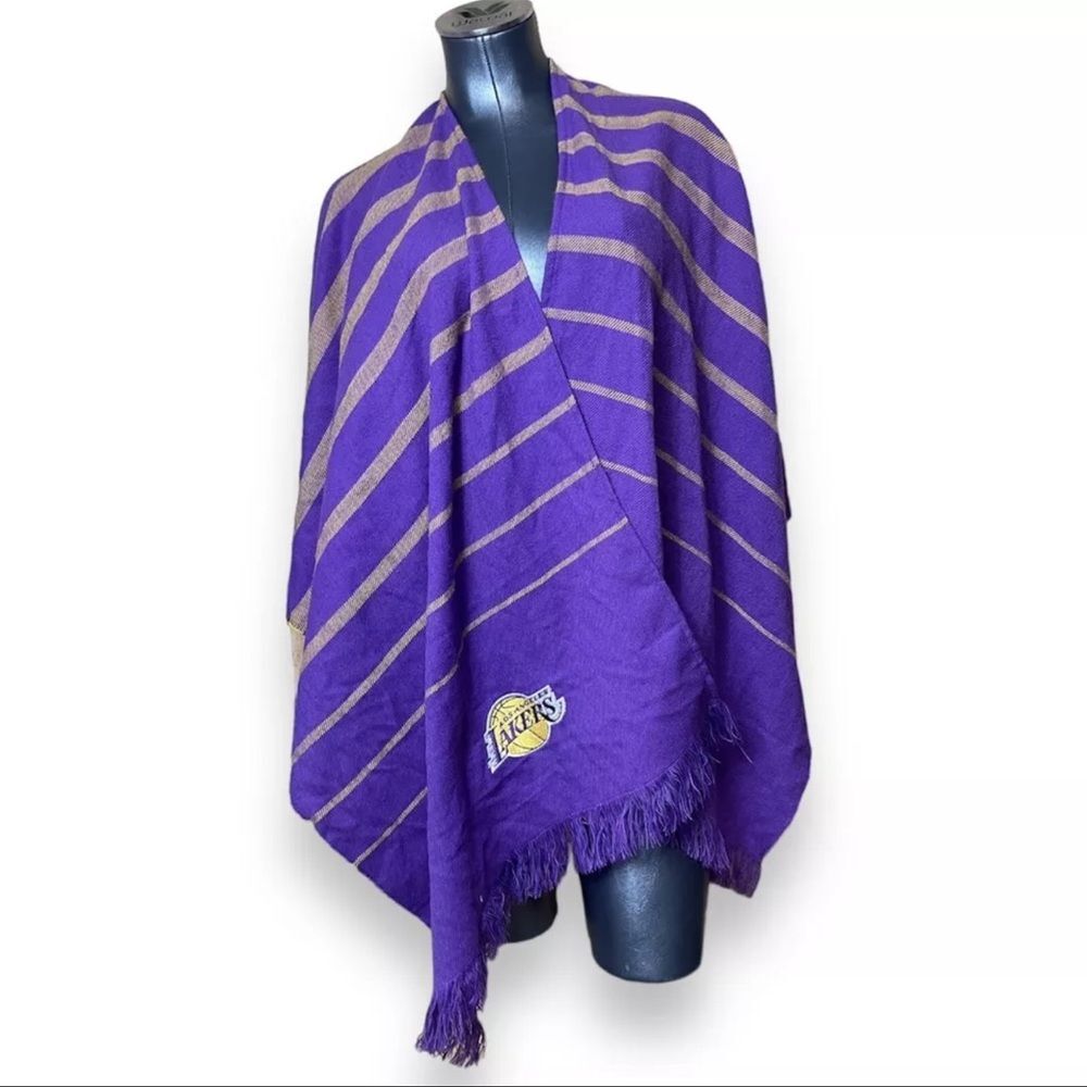 Los Angeles Lakers Half Poncho Scarf NBA Logo
